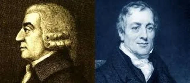David Ricardo y Adam Smith, los padres del comercio internacional, padres de la economía.