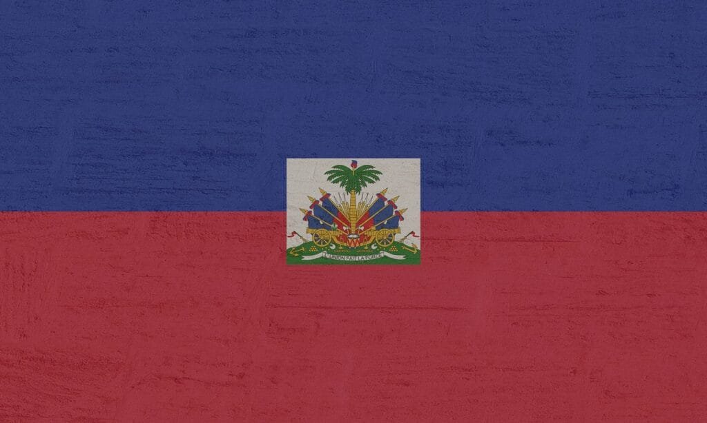 haiti, banner, flag