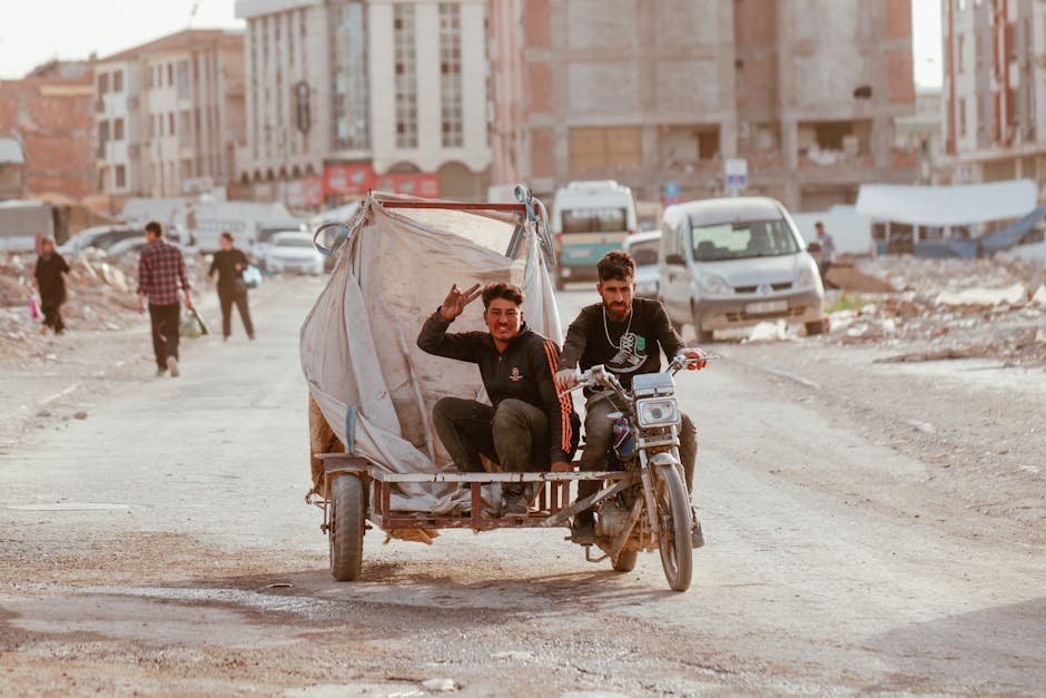 Motorcycle with Trailer